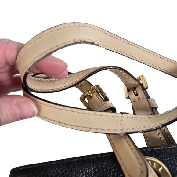 MICHAEL KORS Genuine‎ Pebble Leather Tote Bag Baguette Large Purse *READ - Picture 10 of 16